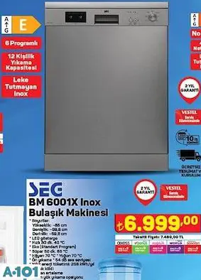 SEG BULAŞIK MAKİNESİ